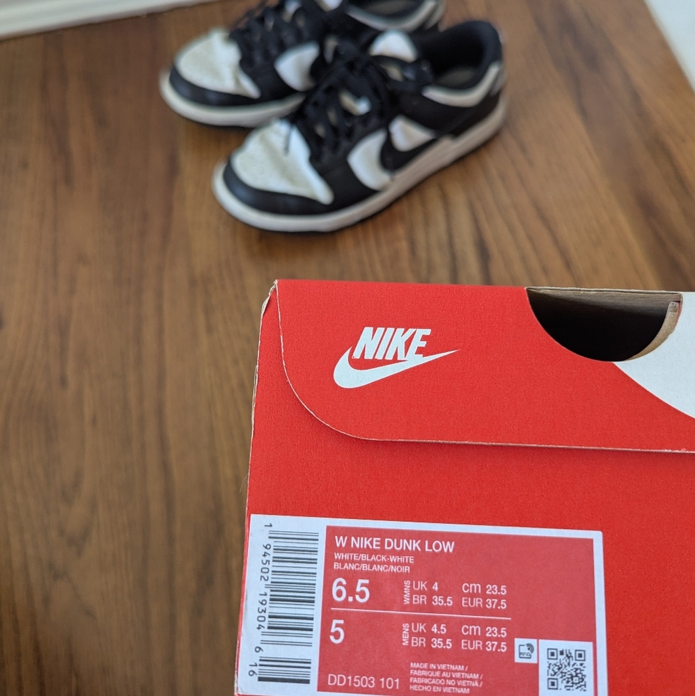 Nike Dunk Low Retro Sneakers (Size 6.5)